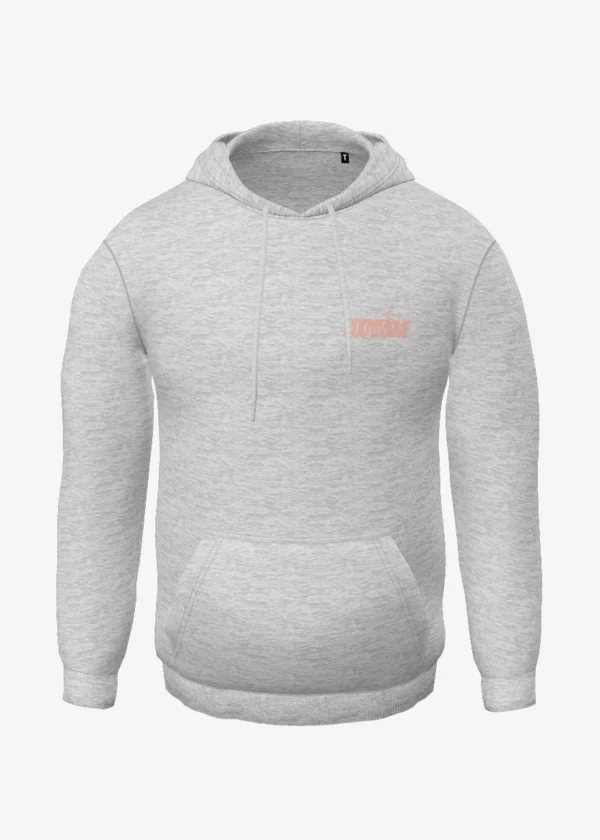 Sweat à capuche gris avec logo bodymove